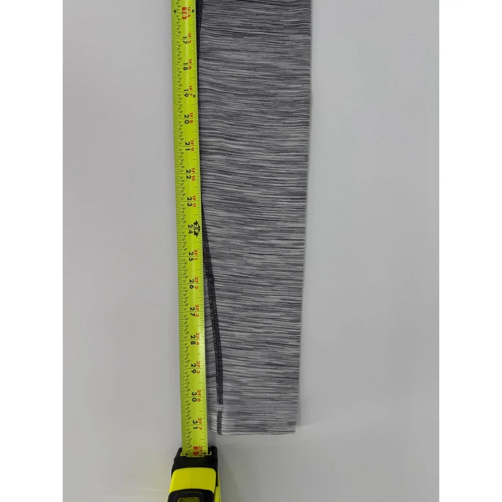 Lululemon Ombre Space Dye High Rise Leggings Black Grey Size 4 Yoga Training